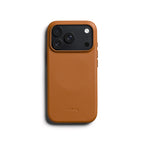 Coque en cuir iPhone 18 Pro / 17 Pro Tan