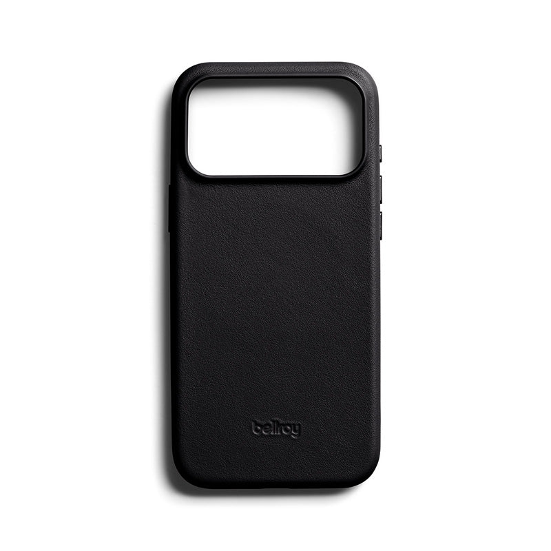 Coque en cuir iPhone 18 Pro Max / 17 Pro Max Noir