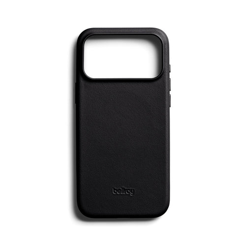 Coque en cuir iPhone 18 Pro Max / 17 Pro Max Noir