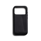 Coque en cuir Premium 3 Card iPhone 18 Pro / 17 Pro Noir