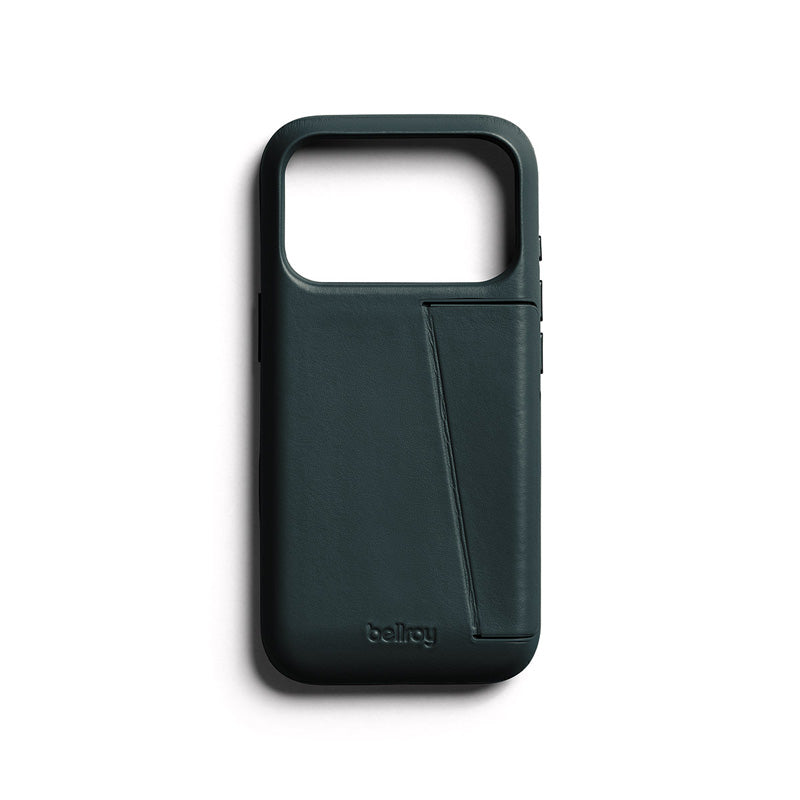 Coque en cuir Premium 3 Card iPhone 18 Pro / 17 Pro Deep Ocean