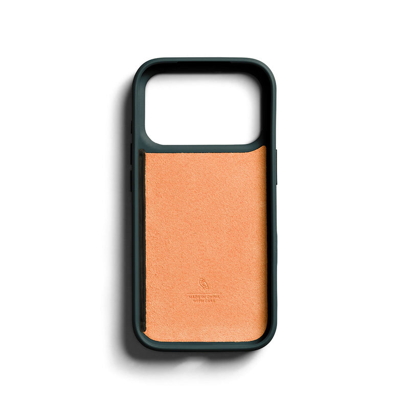 Coque en cuir Premium 3 Card iPhone 18 Pro / 17 Pro Deep Ocean