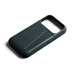 Coque en cuir Premium 3 Card iPhone 18 Pro / 17 Pro Deep Ocean