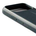 Coque en cuir Premium 3 Card iPhone 18 Pro / 17 Pro Deep Ocean