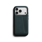 Coque en cuir Premium 3 Card iPhone 18 Pro / 17 Pro Deep Ocean