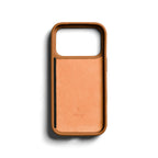 Coque en cuir Premium 3 Card iPhone 18 Pro / 17 Pro Tan
