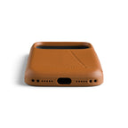 Coque en cuir Premium 3 Card iPhone 18 Pro / 17 Pro Tan