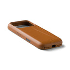 Coque en cuir Premium 3 Card iPhone 18 Pro / 17 Pro Tan