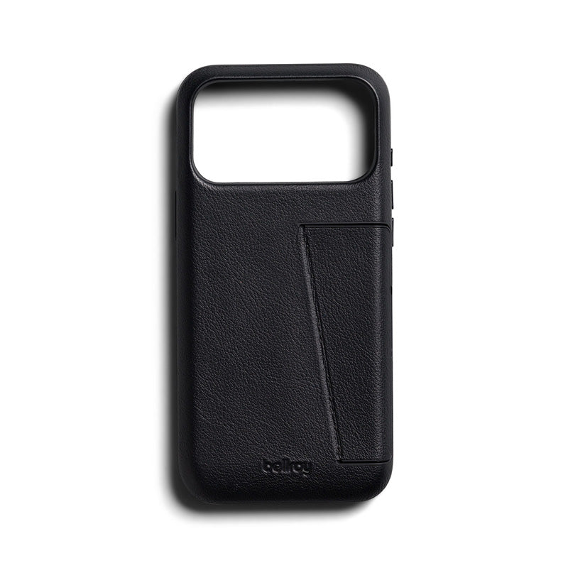 Coque en cuir Premium 3 Card iPhone 18 Pro Max / 17 Pro Max Noir