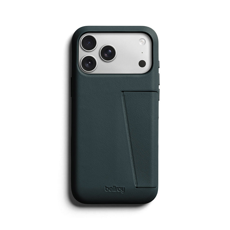 Coque en cuir Premium 3 Card iPhone 18 Pro Max / 17 Pro Max Deep Ocean