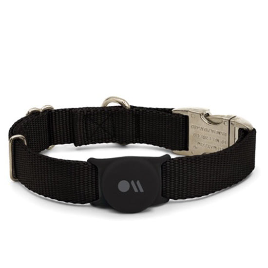 Support AirTag pour collier pour chien Noir