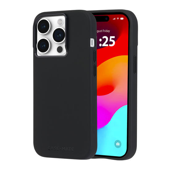 Silicone MagSafe iPhone 15 Pro Noir