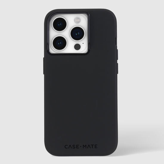 Silicone MagSafe iPhone 15 Pro Noir