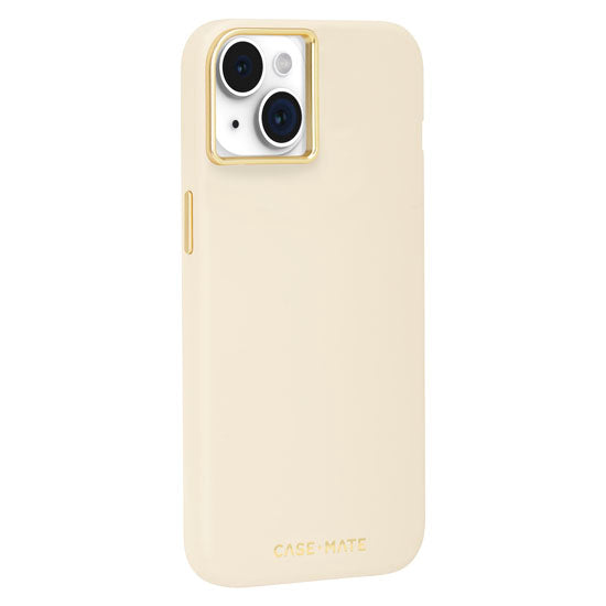Silicone MagSafe iPhone 15 Plus Beige