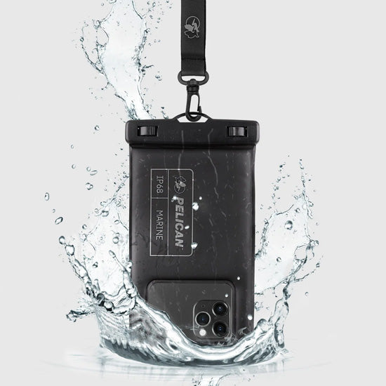 Étui waterproof flottant Pelican Marine Noir/Blanc