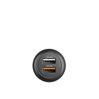 CarPower Chargeur Voiture 30W Double Port USB-A Noir