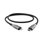 Câble Armoured Lightning vers USB-C (1m) Noir