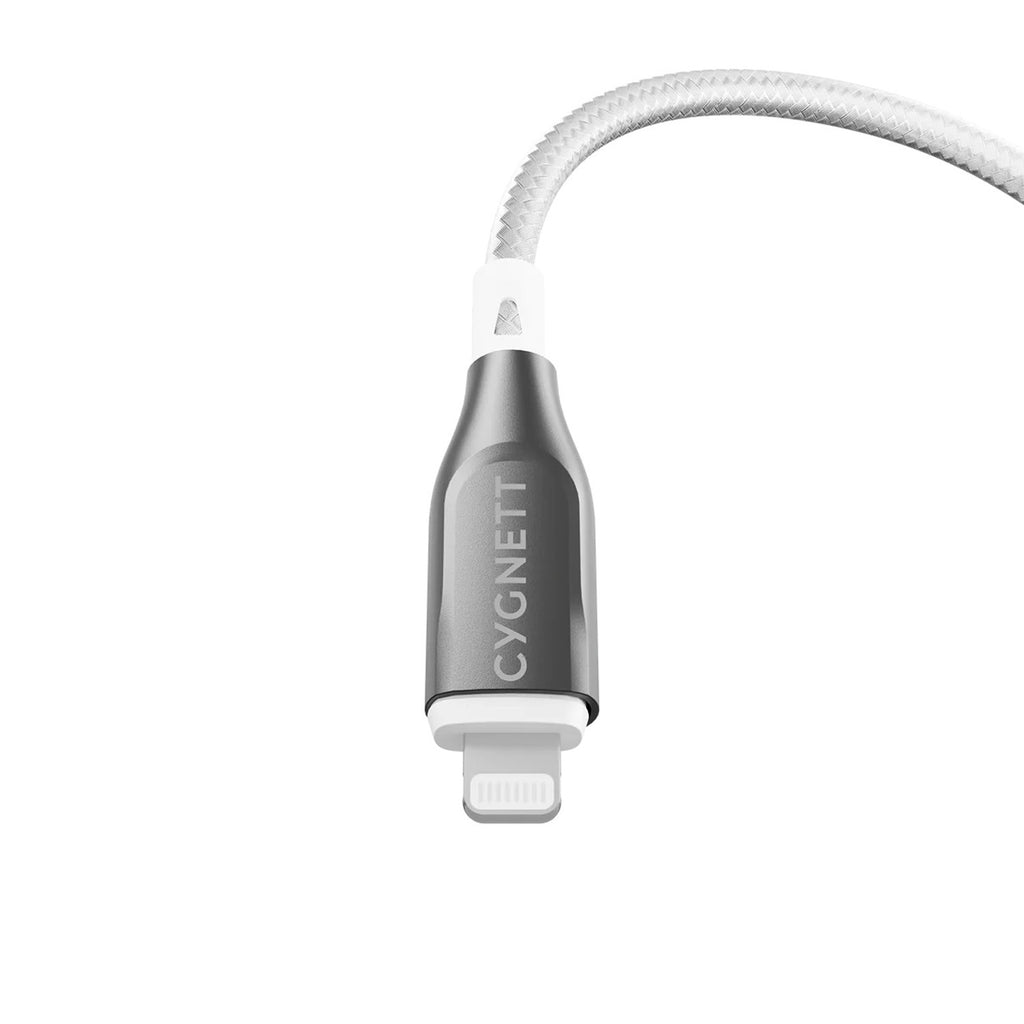 Câble Armoured Lightning vers USB-C (1m) Blanc