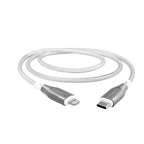 Câble Armoured Lightning vers USB-C (2m) Blanc