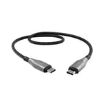 Câble Armoured USB-C vers USB-C (0,5m) Noir