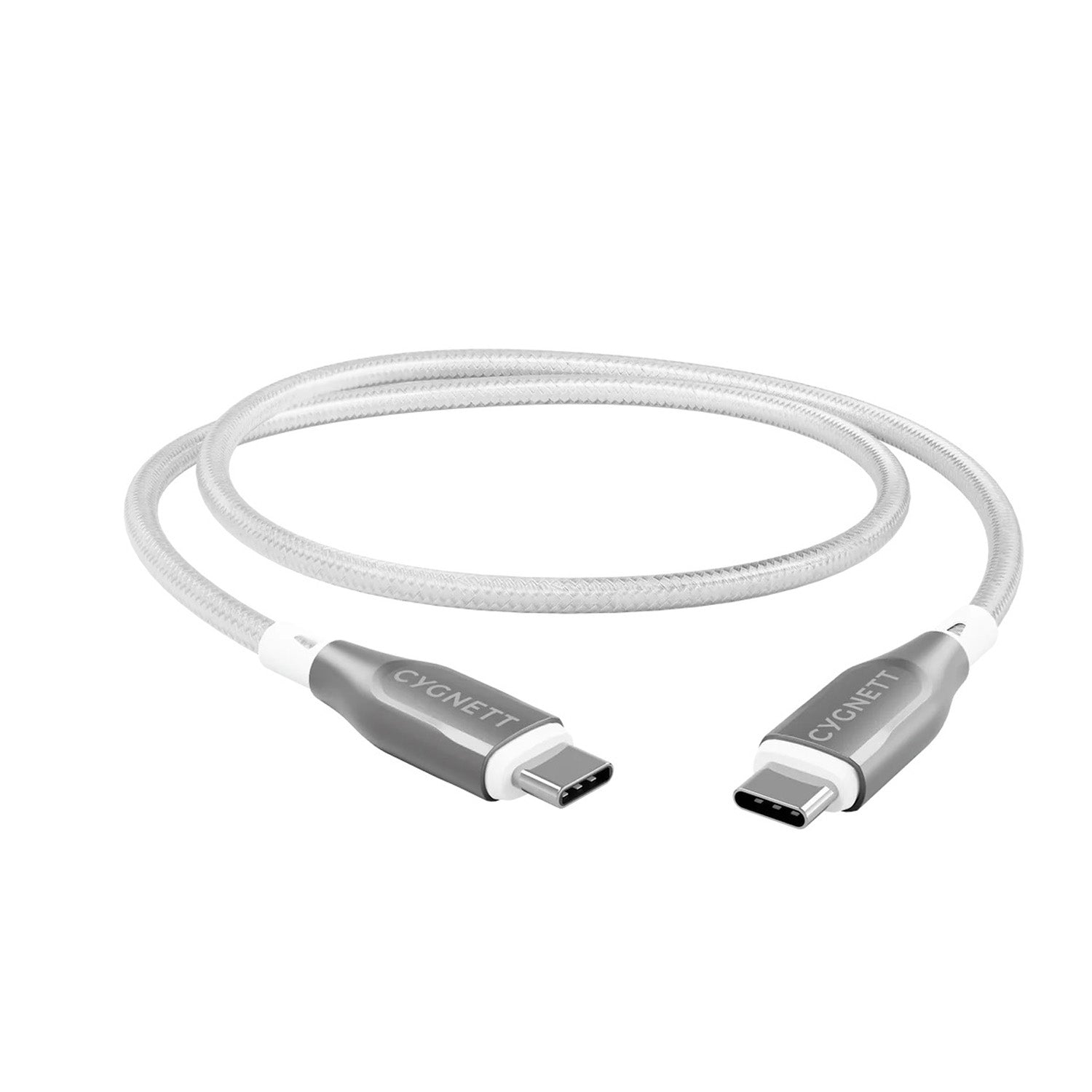 Câble Armoured USB-C vers USB-C (1m) Blanc
