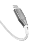 Câble Armoured USB-C vers USB-C (1m) Blanc