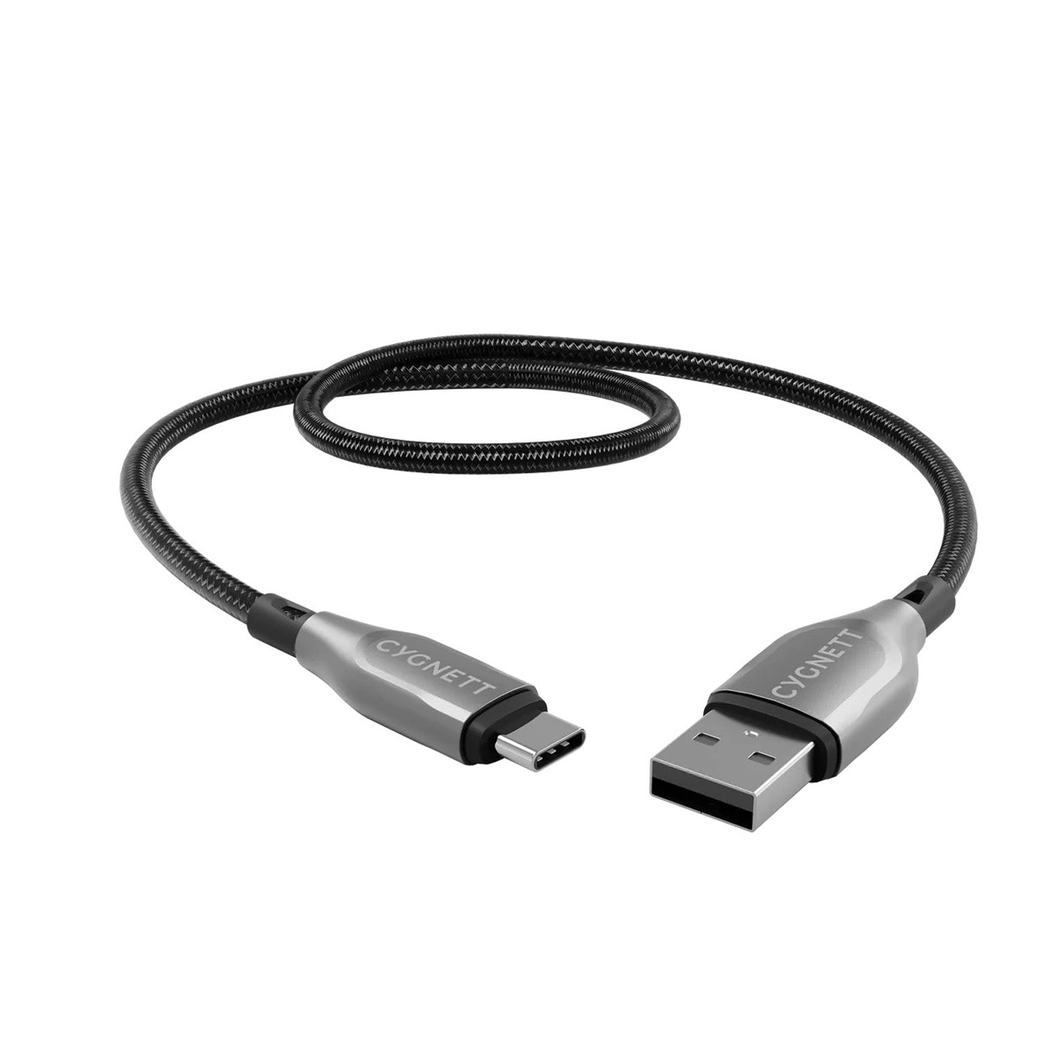 Câble Armoured USB-C vers USB-A (0,5m) Noir