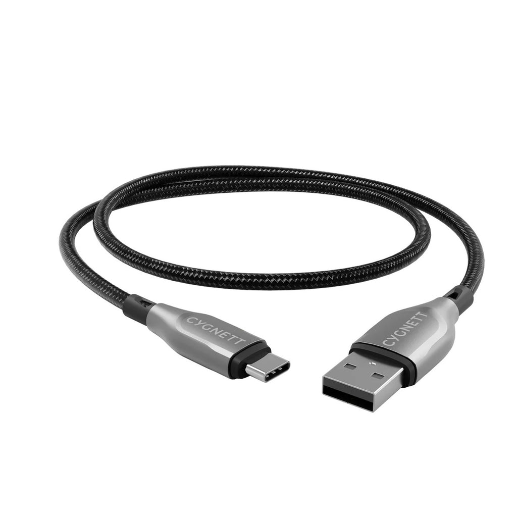 Câble Armoured USB-C vers USB-A (1m) Noir