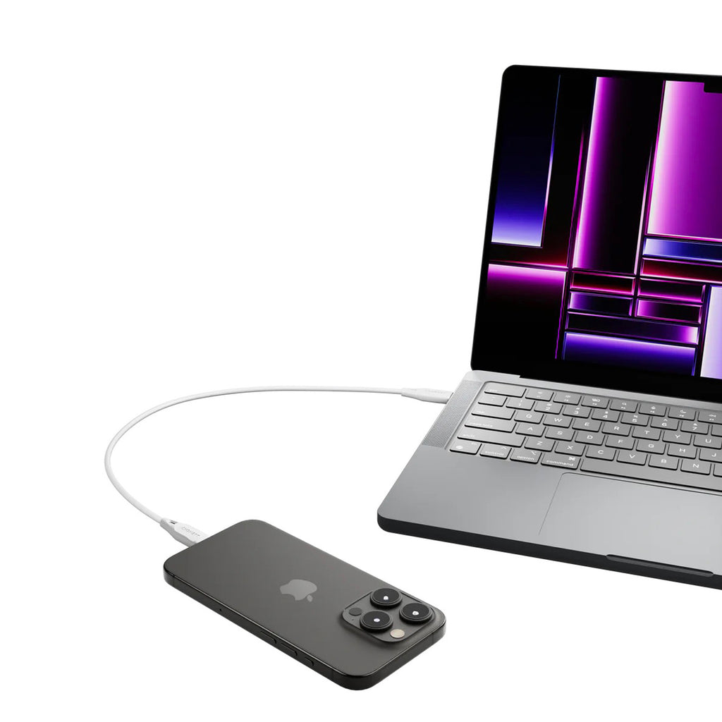 Câble Essential Lightning vers USB-C (1m) Blanc