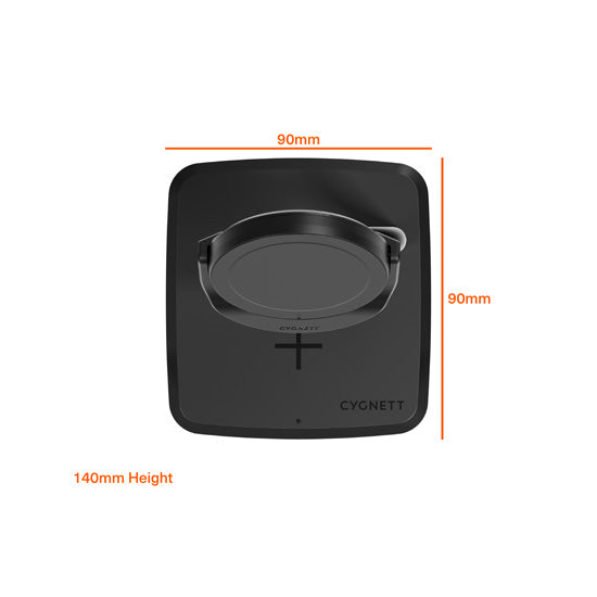 Chargeur CHARGEBASE Qi2 2-en-1 Noir