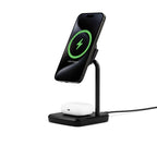 Chargeur CHARGEBASE Qi2 2-en-1 Noir