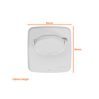 Chargeur CHARGEBASE Qi2 2-en-1 Blanc