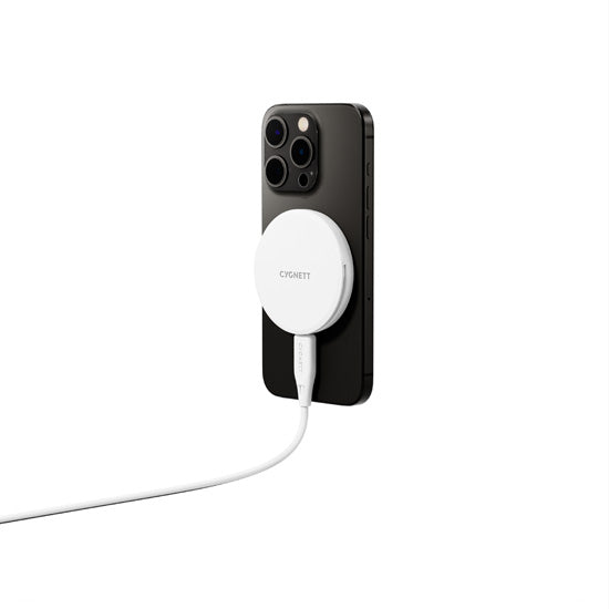 Chargeur CHARGEBASE Qi2 2-en-1 Blanc