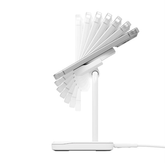 Chargeur CHARGEBASE Qi2 2-en-1 Blanc