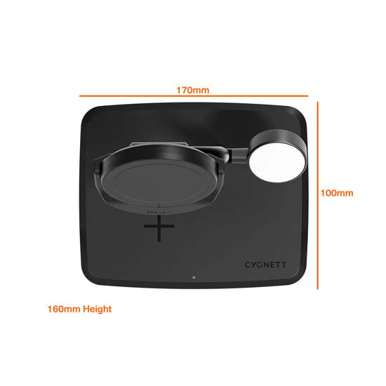 Chargeur sans fil magnétique Qi2 3-en-1 Noir