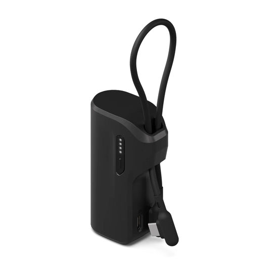 Pack Power Bank Thumboost 5,000mAh + Câble USB-C Noir