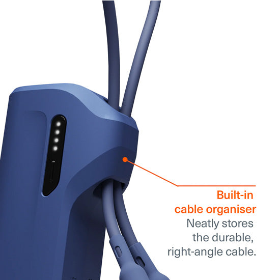 Pack Power Bank Thumboost 5,000mAh + Câble USB-C Blue