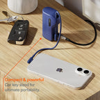 Pack Power Bank Thumboost 5,000mAh + Câble USB-C Blue
