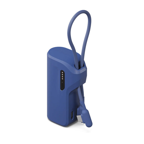 Pack Power Bank Thumboost 5,000mAh + Câble USB-C Blue
