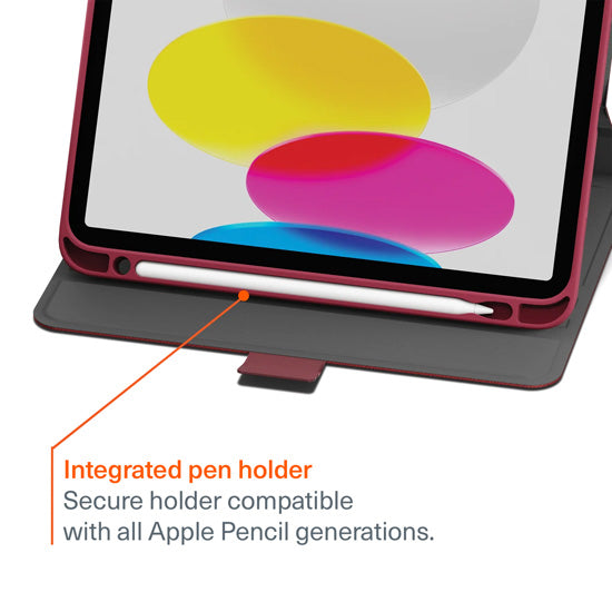TekView iPad 11 (A16) & 10.9 (10th gen) Cherry Rose