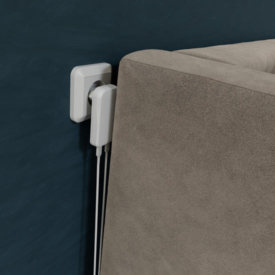 Chargeur mural SLIM GaN 30 W à deux ports USB‑C Blanc