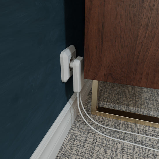 Chargeur mural SLIM GaN 30 W à deux ports USB‑C Blanc