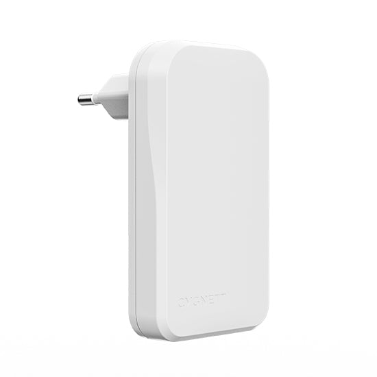 Chargeur mural SLIM GaN 30 W à deux ports USB‑C Blanc