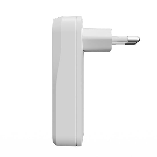 Chargeur mural SLIM GaN 45 W à deux ports USB‑C Blanc