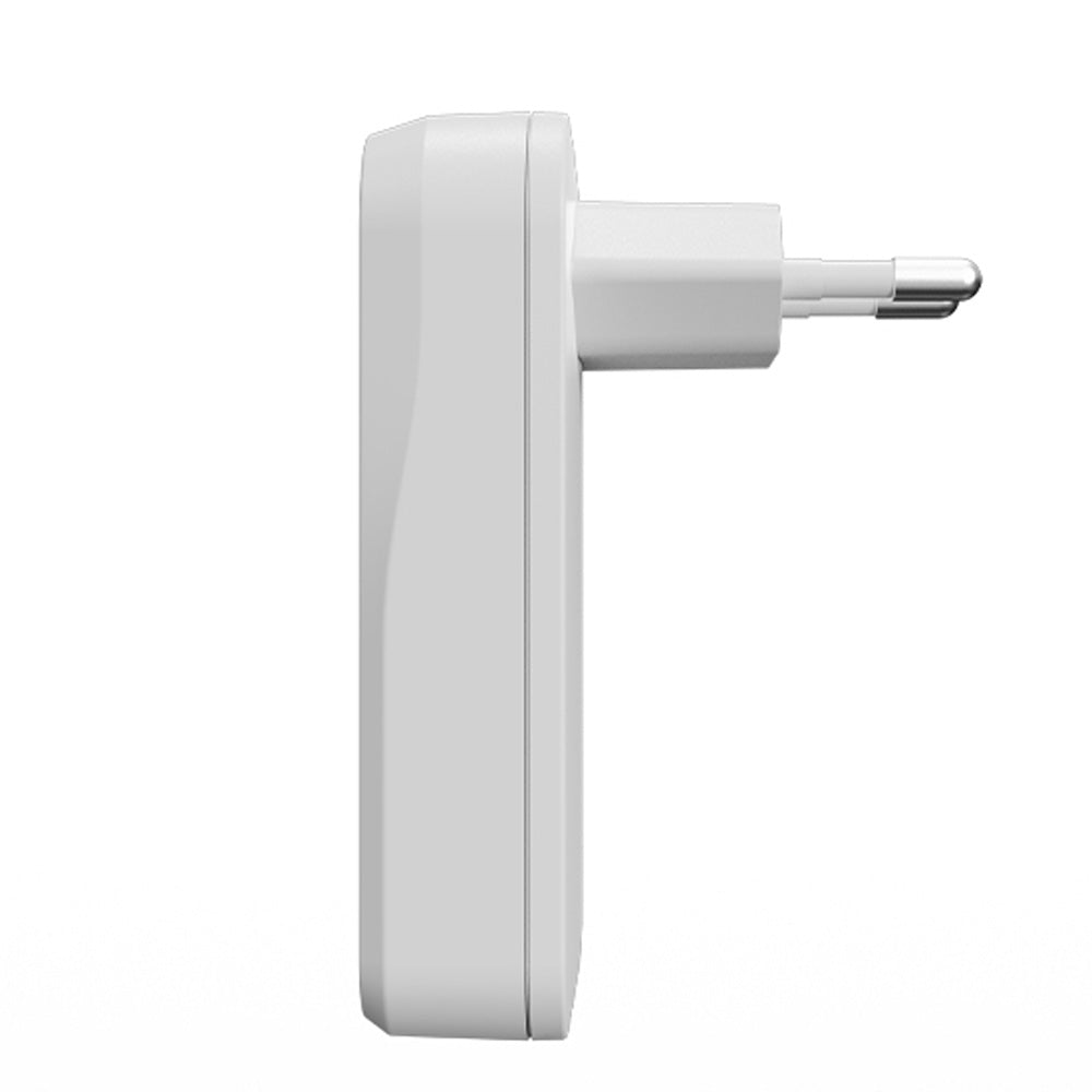 Chargeur mural SLIM GaN 65 W à deux ports USB‑C Blanc