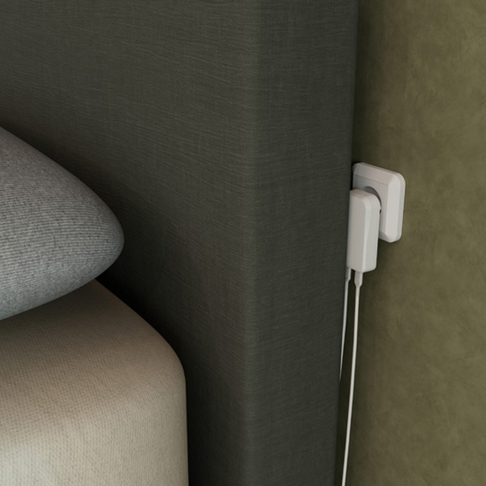 Chargeur mural SLIM GaN 65 W à deux ports USB‑C Blanc
