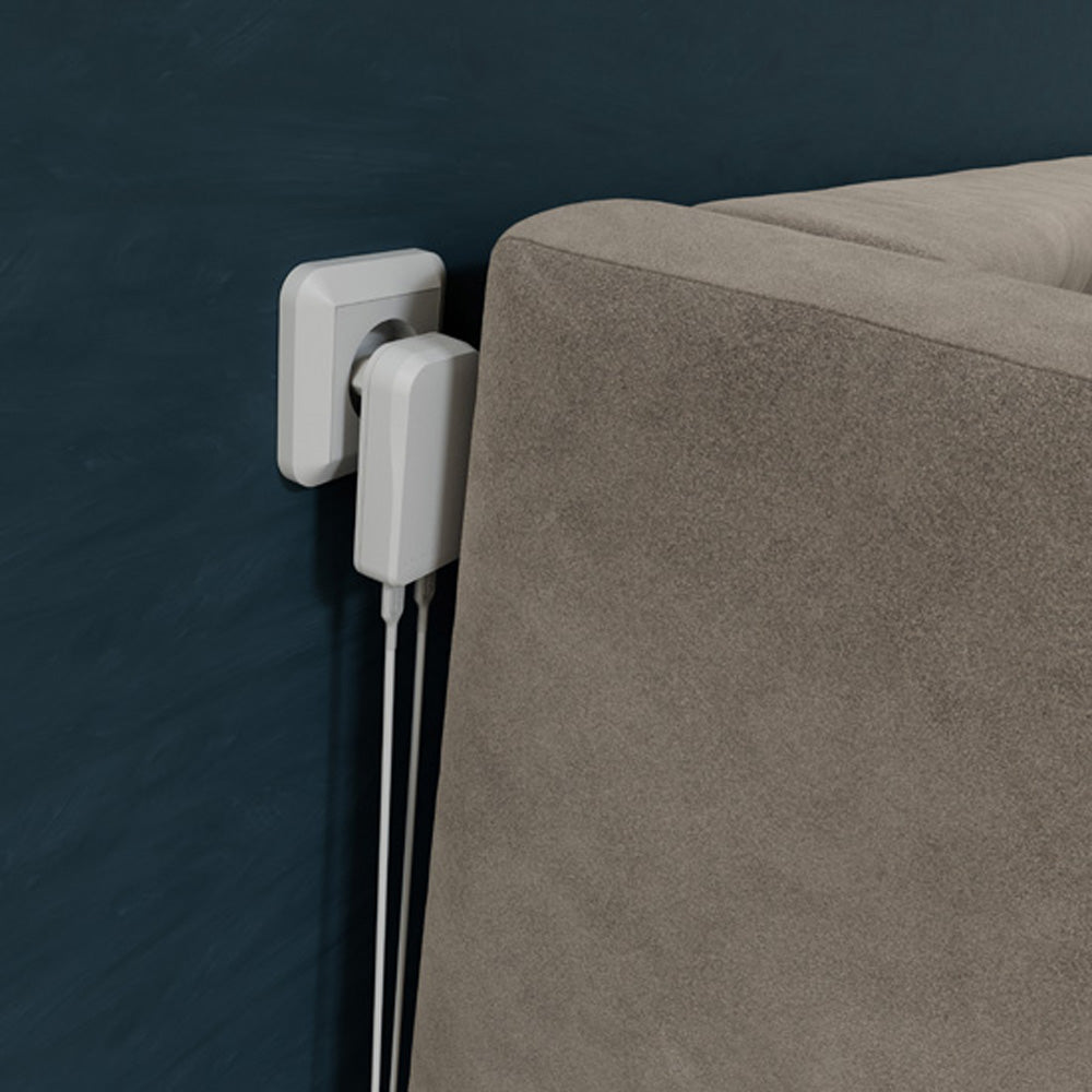 Chargeur mural SLIM GaN 65 W à deux ports USB‑C Blanc