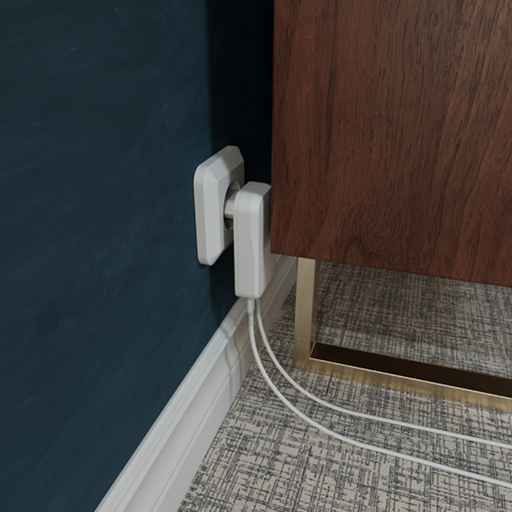 Chargeur mural SLIM GaN 65 W à deux ports USB‑C Blanc