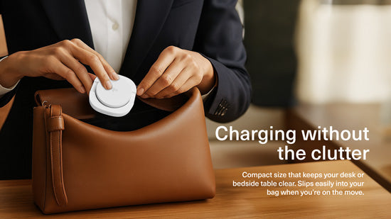 Chargeur sans fil magnétique pliable Qi2 ChargeBase Blanc