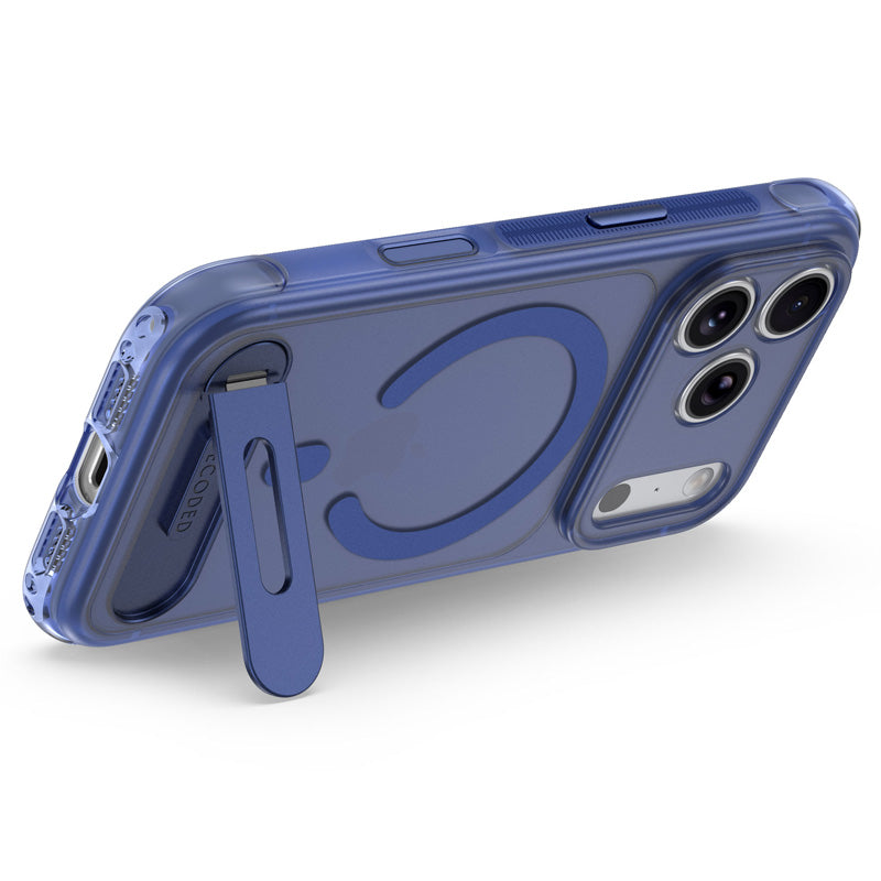 Coque MagSafe Hybride Antimicrobienne iPhone 18 Pro Max Atlantic Blue
